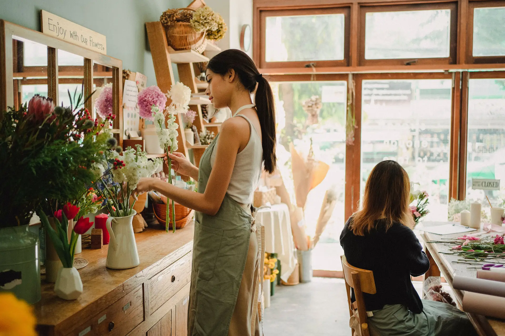 Cvetlična delavnica v SnowlilyAtelier